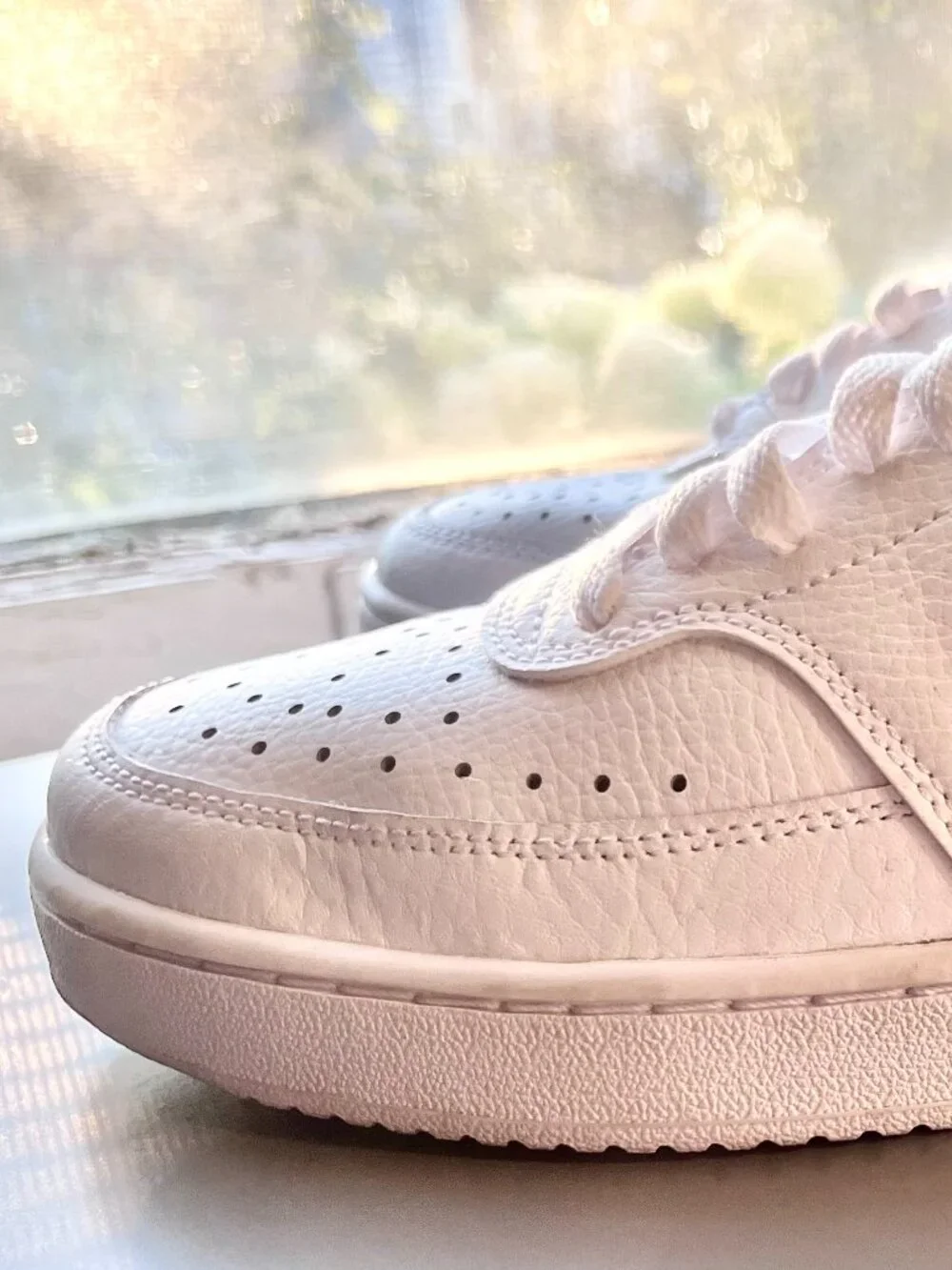 Nike Court Vision Low — Women's 7.5 — White — $24 OBO